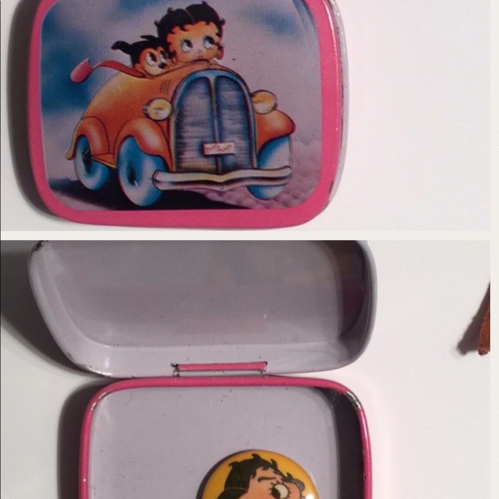Betty Boop Tin Box Necklace